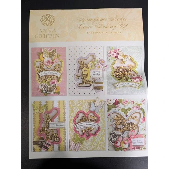 Anna Griffin SPRINGTIME SHAKER Card Kit - Makes 29 Cards **READ** (#0298) - Picture 8 of 9